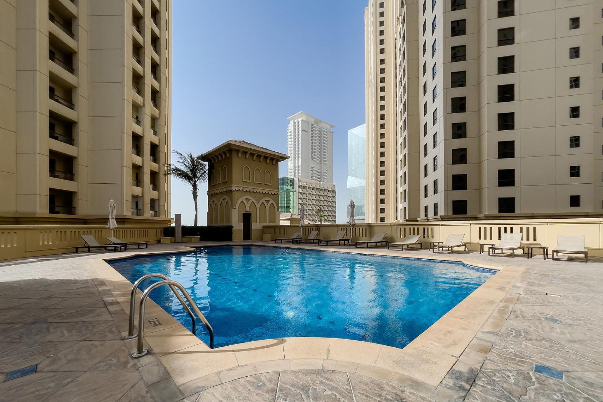 Premium 2Bdr Apartment See View Bahar 4 Jbr Dubai Eksteriør billede