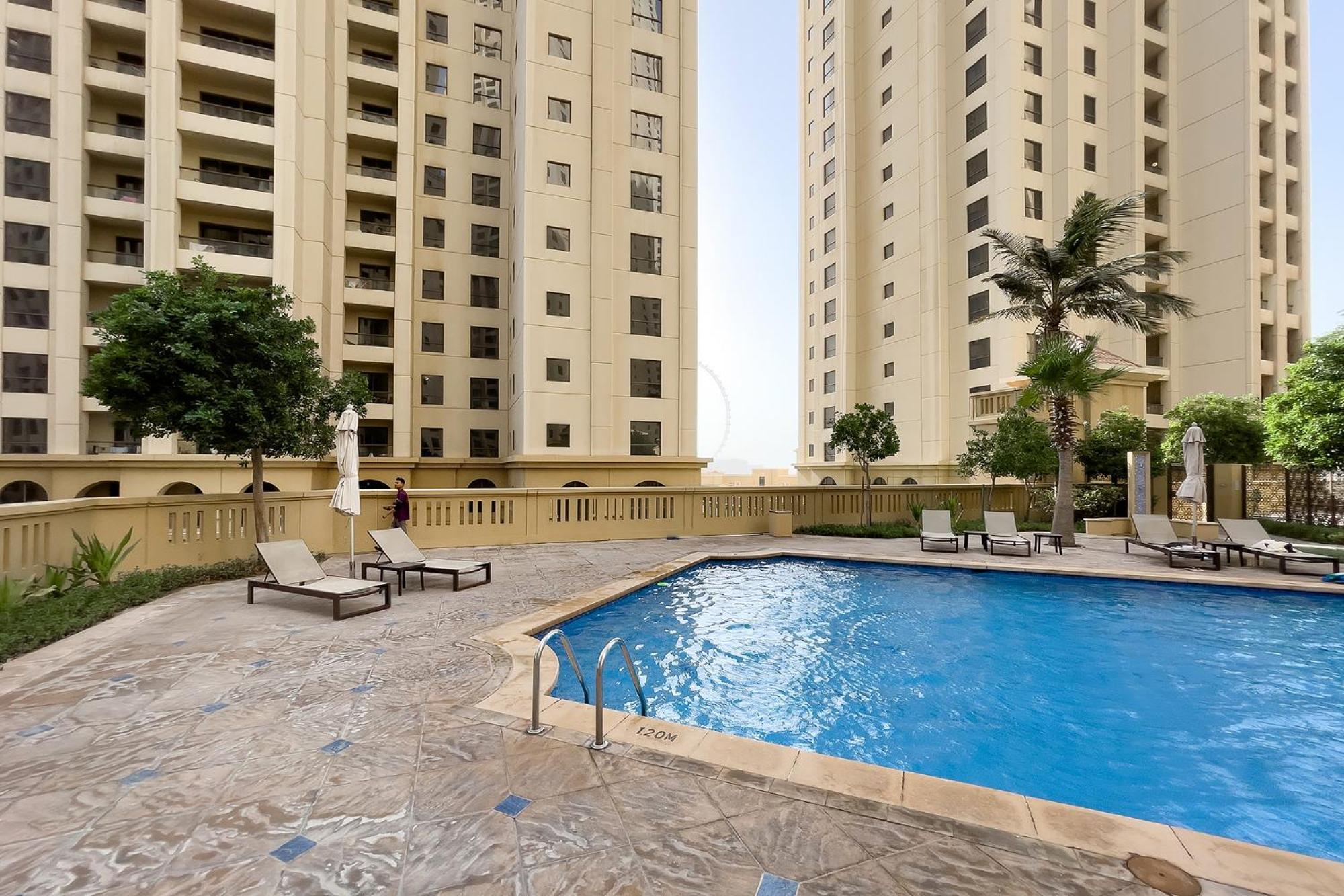 Premium 2Bdr Apartment See View Bahar 4 Jbr Dubai Eksteriør billede