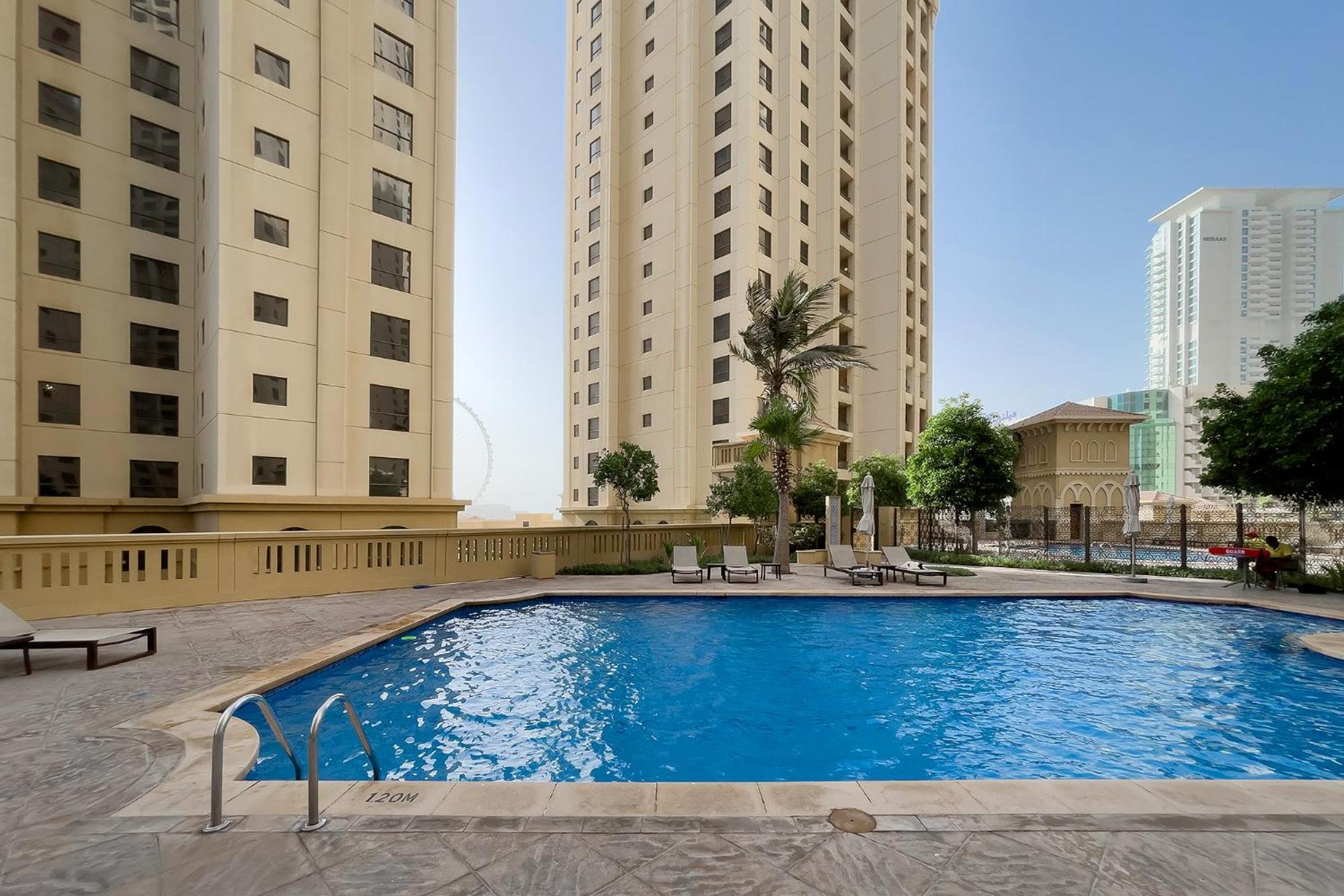 Premium 2Bdr Apartment See View Bahar 4 Jbr Dubai Eksteriør billede